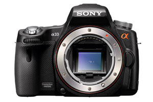 sony slt-a33 no lens