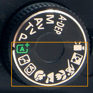 DSLR Mode Dial Auto Settings