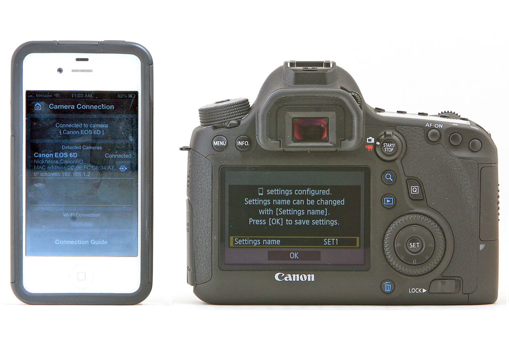 Canon 6D Wireless Connectivity